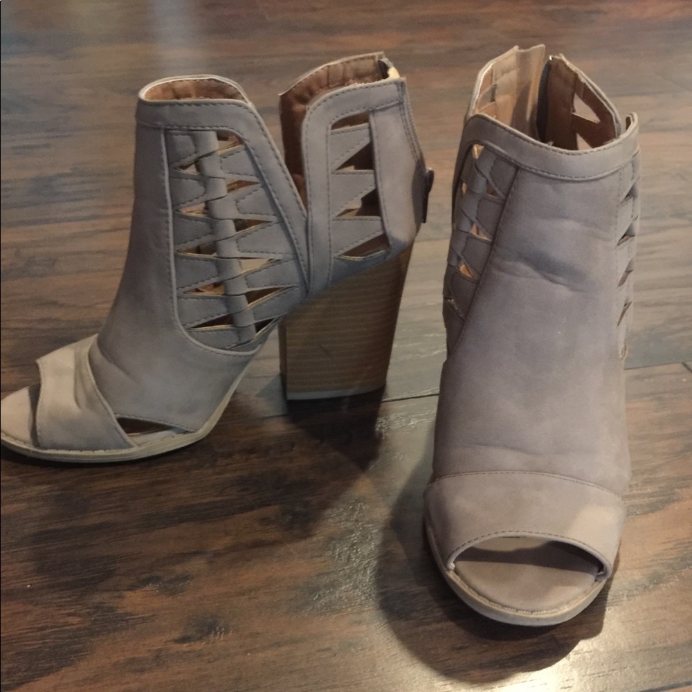 Peep Toe Booties